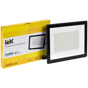 Прожектор светодиодный СДО 06-150 IP65 4000К черный IEK-2