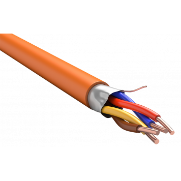 ITK Кабель огнестойкий КПСЭнг(А)-FRLS 2х2х1,5 оранжевый (200м)