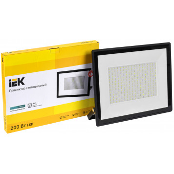 Прожектор светодиодный СДО 06-200 IP65 4000К черный IEK-2