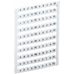 Маркеры для КВИ-4/16мм2 с символами "A, B, C, N, PE" IEK