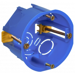 Коробка установочная для полых стен СЗ D=68х45мм (пластиковые лапки) GENERICA