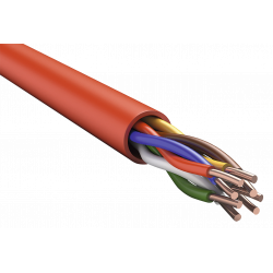 ITK Кабель огнестойкий КПСнг(А)-FRLSLTх 1х2х0,20 красный (200м)