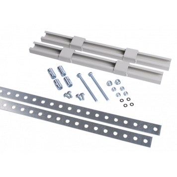 Комплект крепления металлокорпуса к столбу монтажной полосой IEK