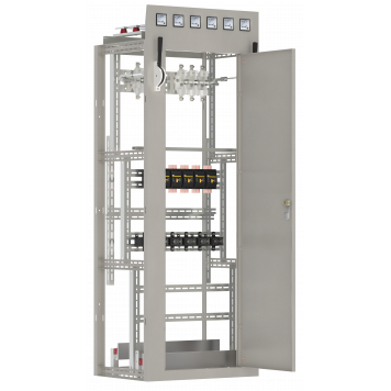Панель линейная ЩО70-2-06УЗ рубильники 2х400А автоматические выключатели 3Р 6х160А трансформаторы тока 6х150-5А IEK