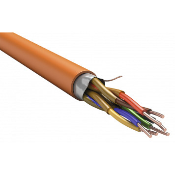 ITK Кабель интерфейсный огнестойкий RS-485 1х2х0,98 нг(А)-FRHF оранжевый (200м)
