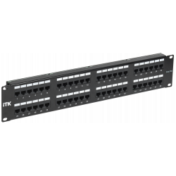 ITK 2U патч-панель кат.5E UTP 48 портов (Dual)