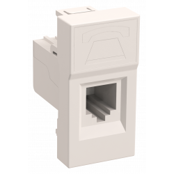 Розетка телефонная РКФ-10-00-П RJ-11 кат.3 (на 1 модуль) белая PRIMER IEK