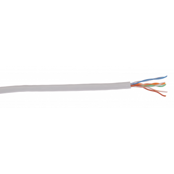 ITK Кабель связи витая пара ШПД U/UTP кат.5E 4 пары PVC серый