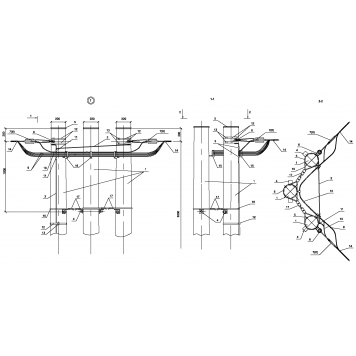 Опора УАд151 деревянная угловая анкерная одноцепная IEK