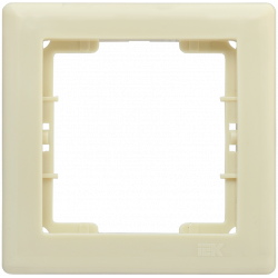 Рамка 1-местная РГ-1-БК BOLERO кремовый IEK