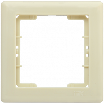 Рамка 1-местная РГ-1-БК BOLERO кремовый IEK