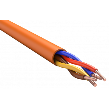 ITK Кабель огнестойкий КПСнг(А)-FRLS 2х2х0,75 оранжевый (200м)