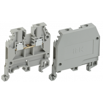 Зажим наборный ЗНИ-2,5мм2 (JXB24А) серый IEK