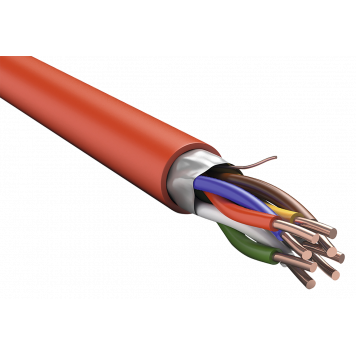 ITK Кабель огнестойкий КПСЭнг(А)-FRLSLTх 2х2х0,50 красный (200м)