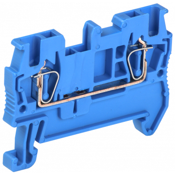 Клемма пружинная КПИ 2в-1,5 17,5А синяя IEK