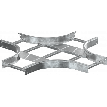 Крестовина лестничная 150х400мм R300 горячеоцинкованная LESTA IEK