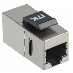 ITK Проходной адаптер кат.5E FTP RJ45-RJ45 Keystone Jack