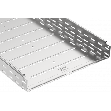 Лоток перфорированный 80х500х3000, 1.2мм, RAL9016, ESCA 5, IEK