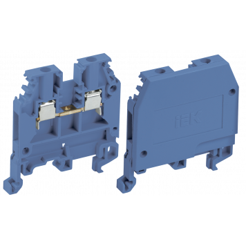 Зажим наборный ЗНИ-2,5мм2 (JXB24А) синий IEK