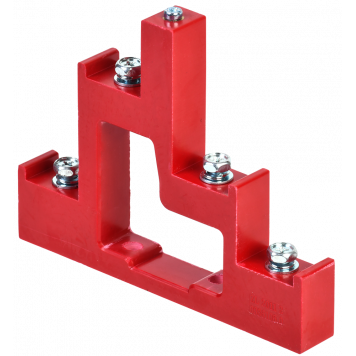 Изолятор ступенчатый ИС4-25/1-15 (4xМ6; 1xМ5) силовой с болтом IEK